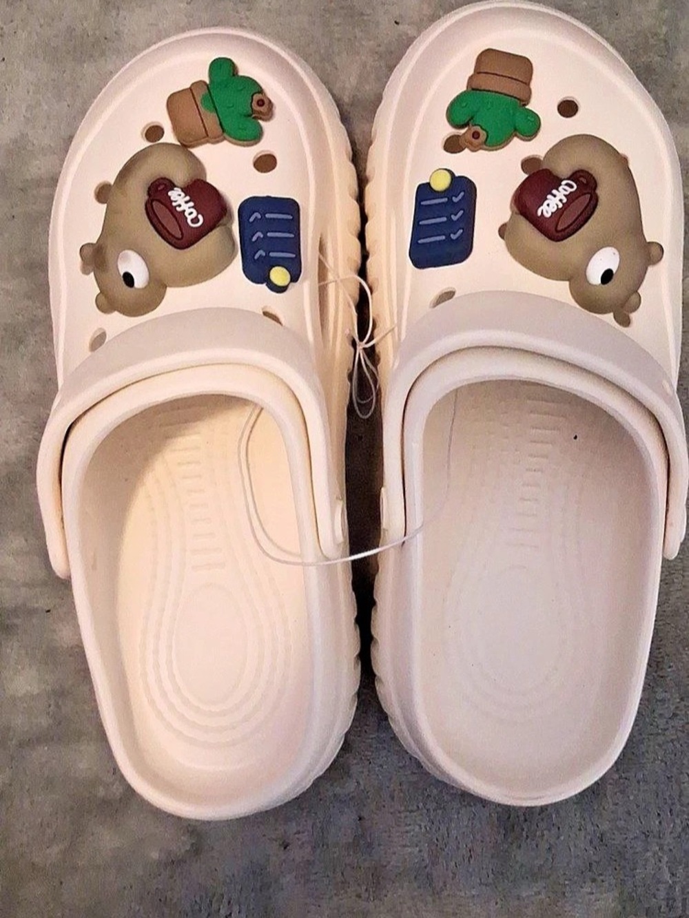 Crocs Cream Clogs